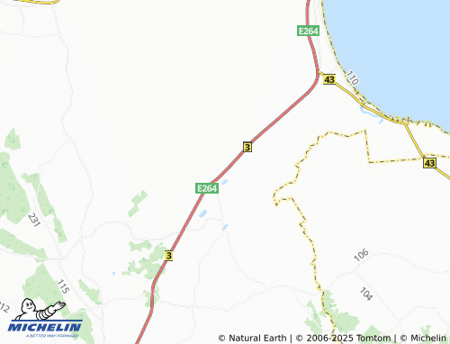 MICHELIN Ruskavere map - ViaMichelin