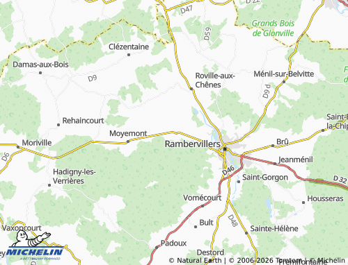 Mappa MICHELIN Romont - ViaMichelin