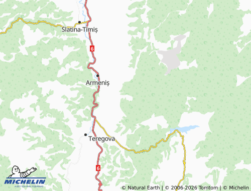 MICHELIN Feneș map - ViaMichelin