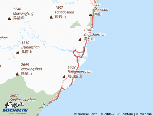 Mappa MICHELIN Hépíng Cūn - ViaMichelin