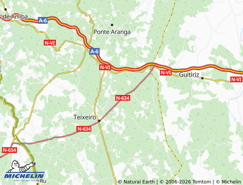 MICHELIN A Espiñeira map - ViaMichelin