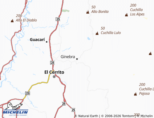 Mapa MICHELIN Ginebra - ViaMichelin