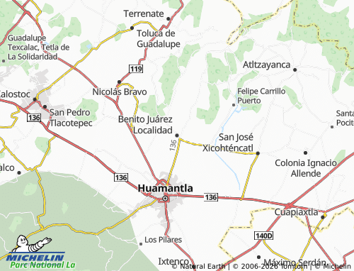 Mappa MICHELIN Benito Juárez Localidad - ViaMichelin