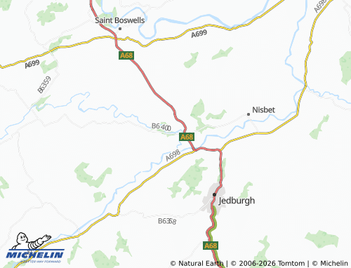 Carte MICHELIN Ancrum - ViaMichelin