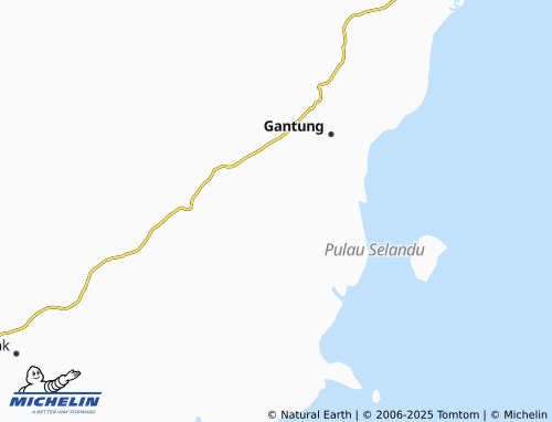 MICHELIN Batu Penyu map - ViaMichelin