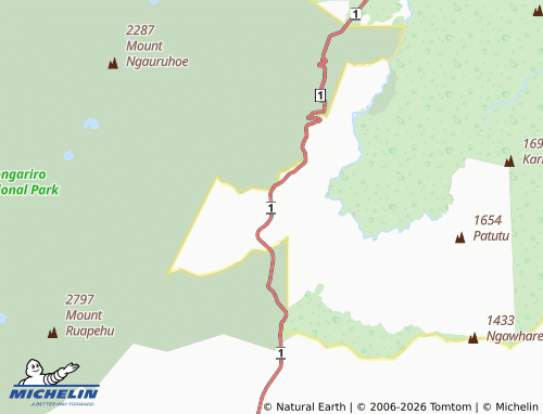 Mapa MICHELIN Desert Road - ViaMichelin