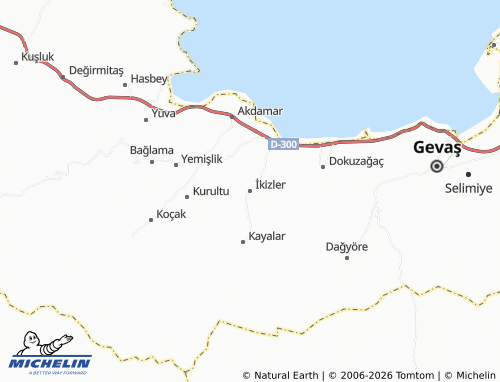 MICHELIN-Landkarte İkizler - ViaMichelin