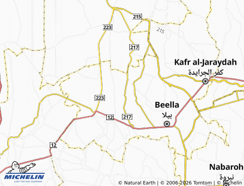 MICHELIN El Hemah map - ViaMichelin