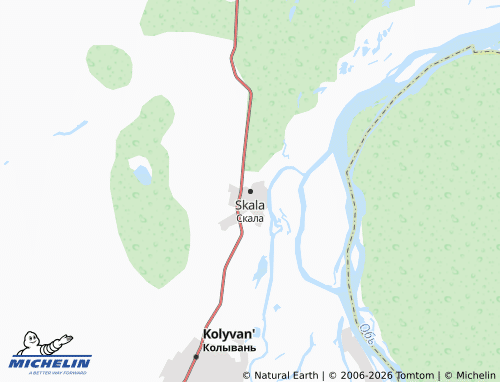 MICHELIN-Landkarte Skala - ViaMichelin
