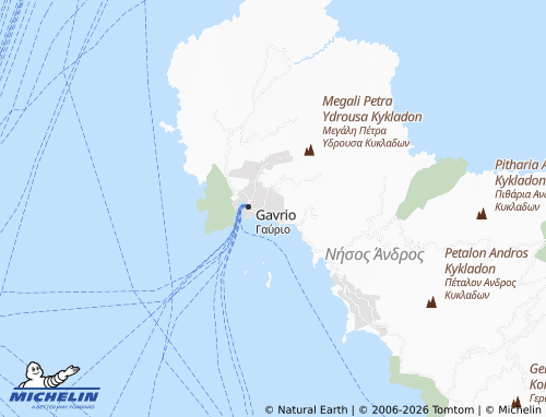 Carte MICHELIN Kato Agios Petros - ViaMichelin