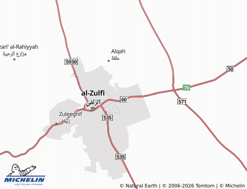 MICHELIN Tuwik map - ViaMichelin