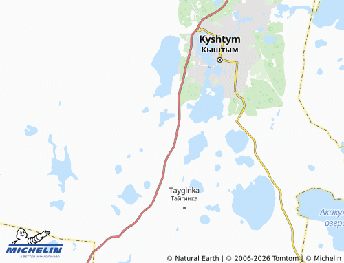 MICHELIN-Landkarte Uralets SNT - ViaMichelin