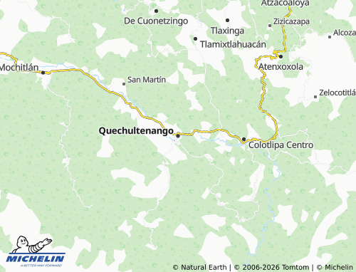 Mapa MICHELIN Quechultenango - ViaMichelin