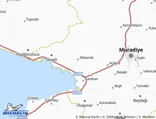 Mappa MICHELIN Alkasnak - ViaMichelin