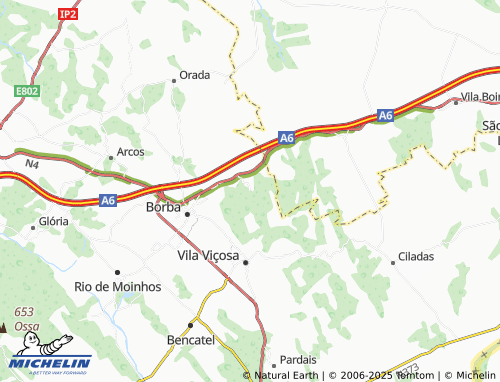 MICHELIN Monte do Montinho map - ViaMichelin