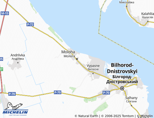 MICHELIN Moloha map - ViaMichelin