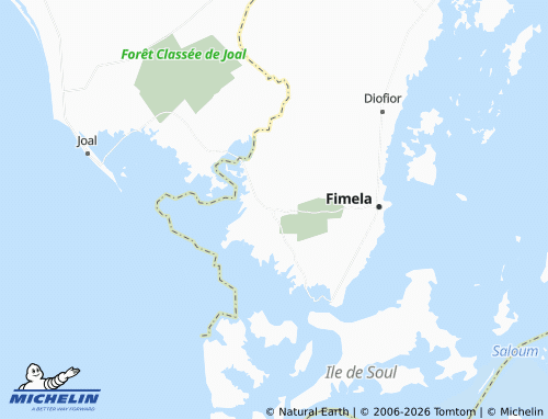 Mapa MICHELIN Samba Dia - ViaMichelin