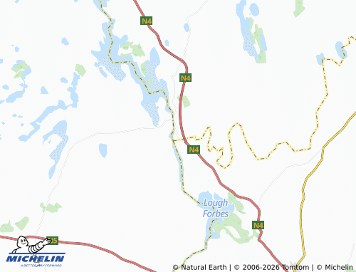 Mapa MICHELIN Aghnahunshin - ViaMichelin