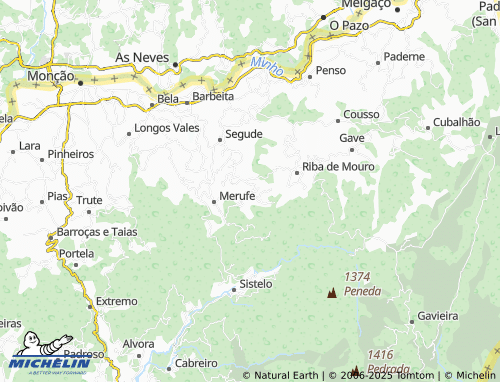 MICHELIN-Landkarte Cruzeiro - ViaMichelin