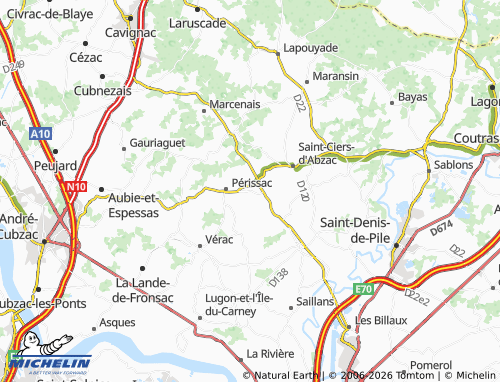 MICHELIN Normandin map - ViaMichelin