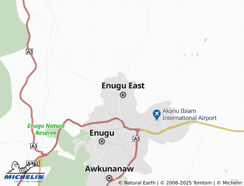 MICHELIN Nkwo Nike map - ViaMichelin