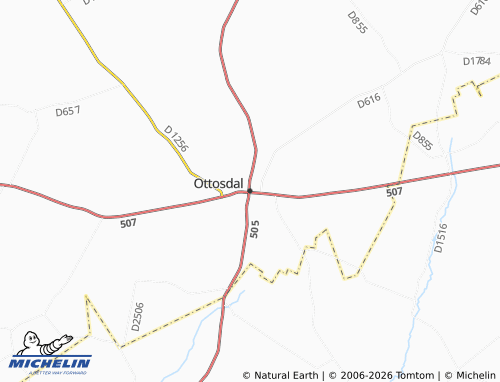 Kaart MICHELIN Ottosdal - ViaMichelin