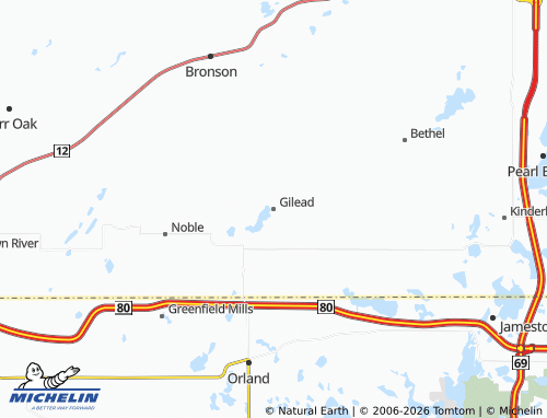 Mapa MICHELIN Gilead - ViaMichelin