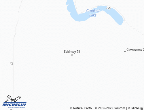 MICHELIN Sakimay 74 map - ViaMichelin