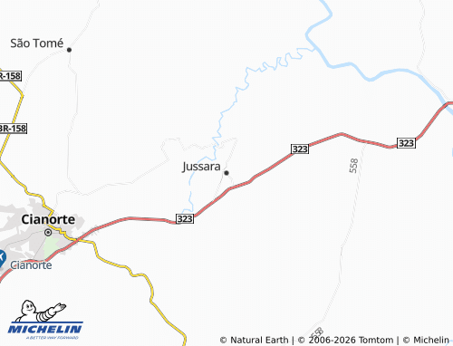 Mapa MICHELIN Jussara - ViaMichelin
