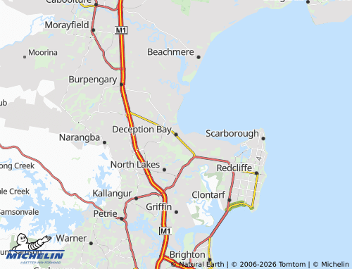 Mapa MICHELIN Deception Bay - ViaMichelin