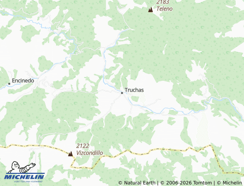 Carte MICHELIN Truchas - ViaMichelin