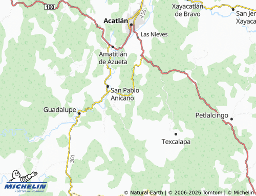 Mapa MICHELIN San José Álamos - ViaMichelin