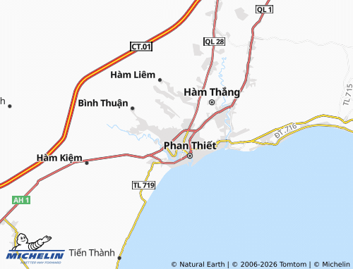Mapa MICHELIN Phong Nẫm - ViaMichelin