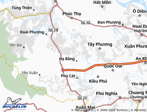 Mapa MICHELIN Tân Xã - ViaMichelin