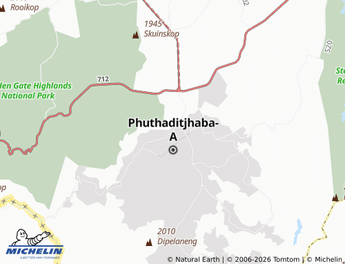 Kaart MICHELIN Ntshehele - ViaMichelin