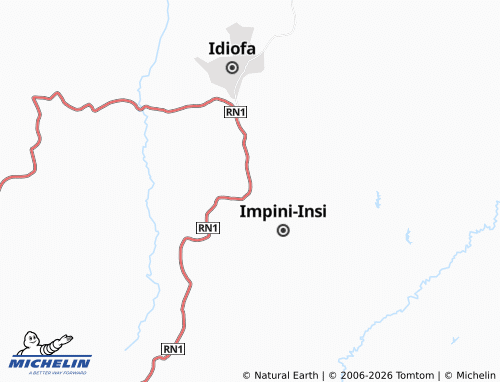 Mappa MICHELIN Ingundu - ViaMichelin