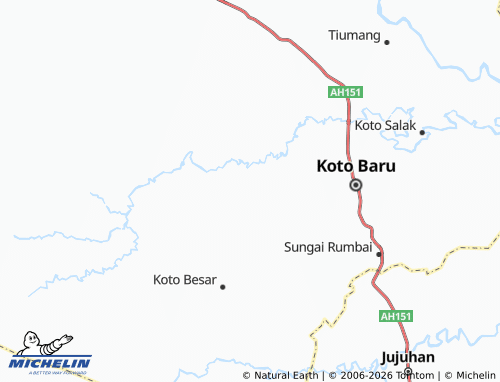 MICHELIN Abai Siat map - ViaMichelin