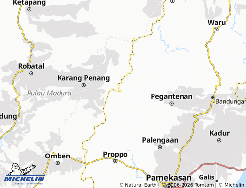 MICHELIN Palengaan Daja map - ViaMichelin