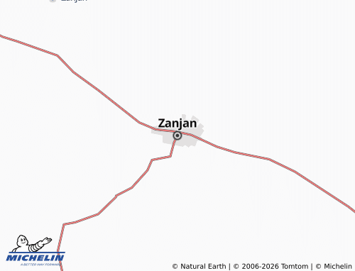 Mapa MICHELIN Zanjan - ViaMichelin