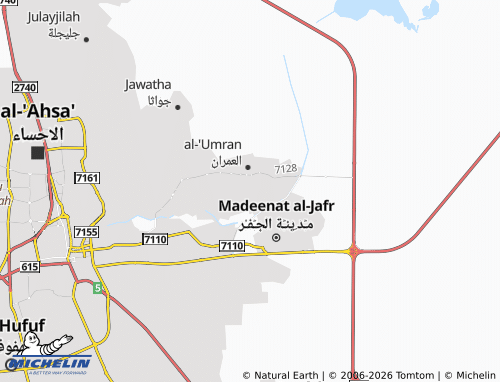 MICHELIN-Landkarte al-Sabayikh - ViaMichelin