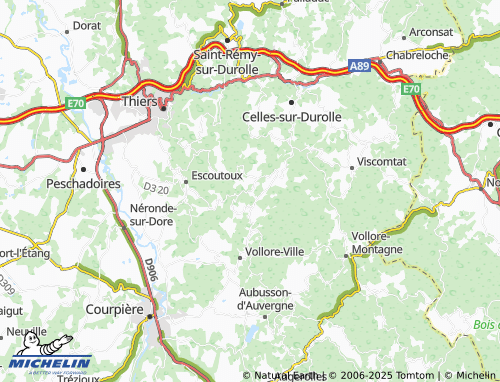 MICHELIN Le Pommier map - ViaMichelin