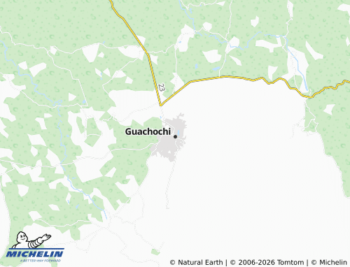 Mappa MICHELIN Guachochi Centro - ViaMichelin