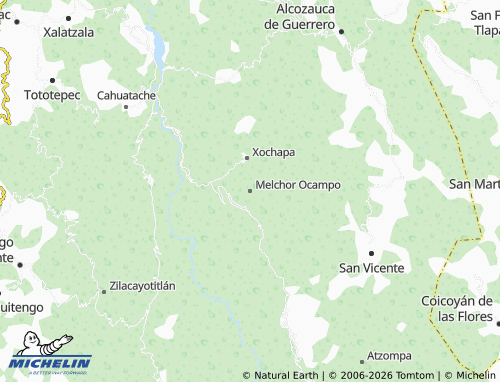 MICHELIN Melchor Ocampo map - ViaMichelin
