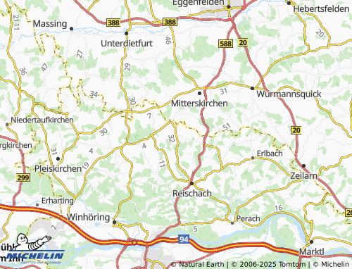 Mappa MICHELIN Arbing - ViaMichelin