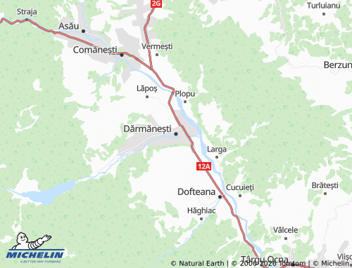 MICHELIN Dărmănești map - ViaMichelin