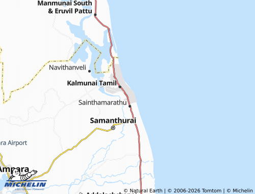 Mappa MICHELIN Kalmunaikudi 01 - ViaMichelin