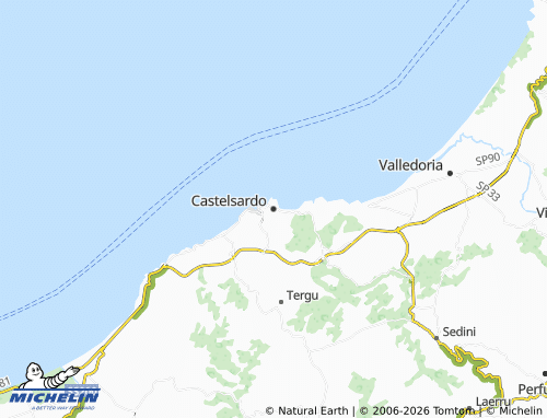 Carte MICHELIN Castelsardo - ViaMichelin