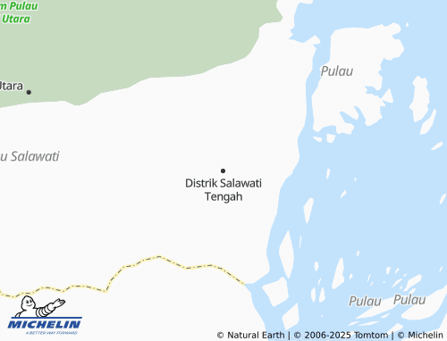 MICHELIN Distrik Salawati Tengah map - ViaMichelin