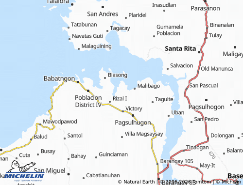 MICHELIN Sangputan map - ViaMichelin