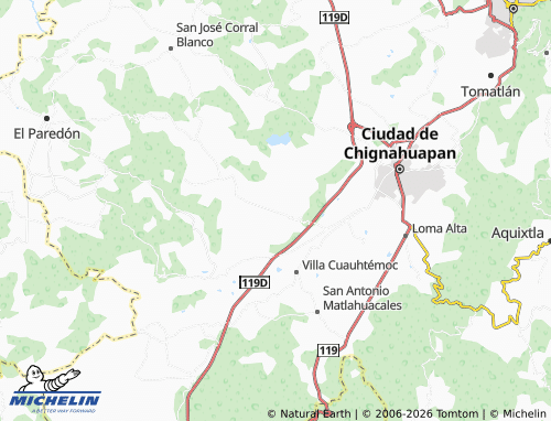 MICHELIN Las Mesas map - ViaMichelin